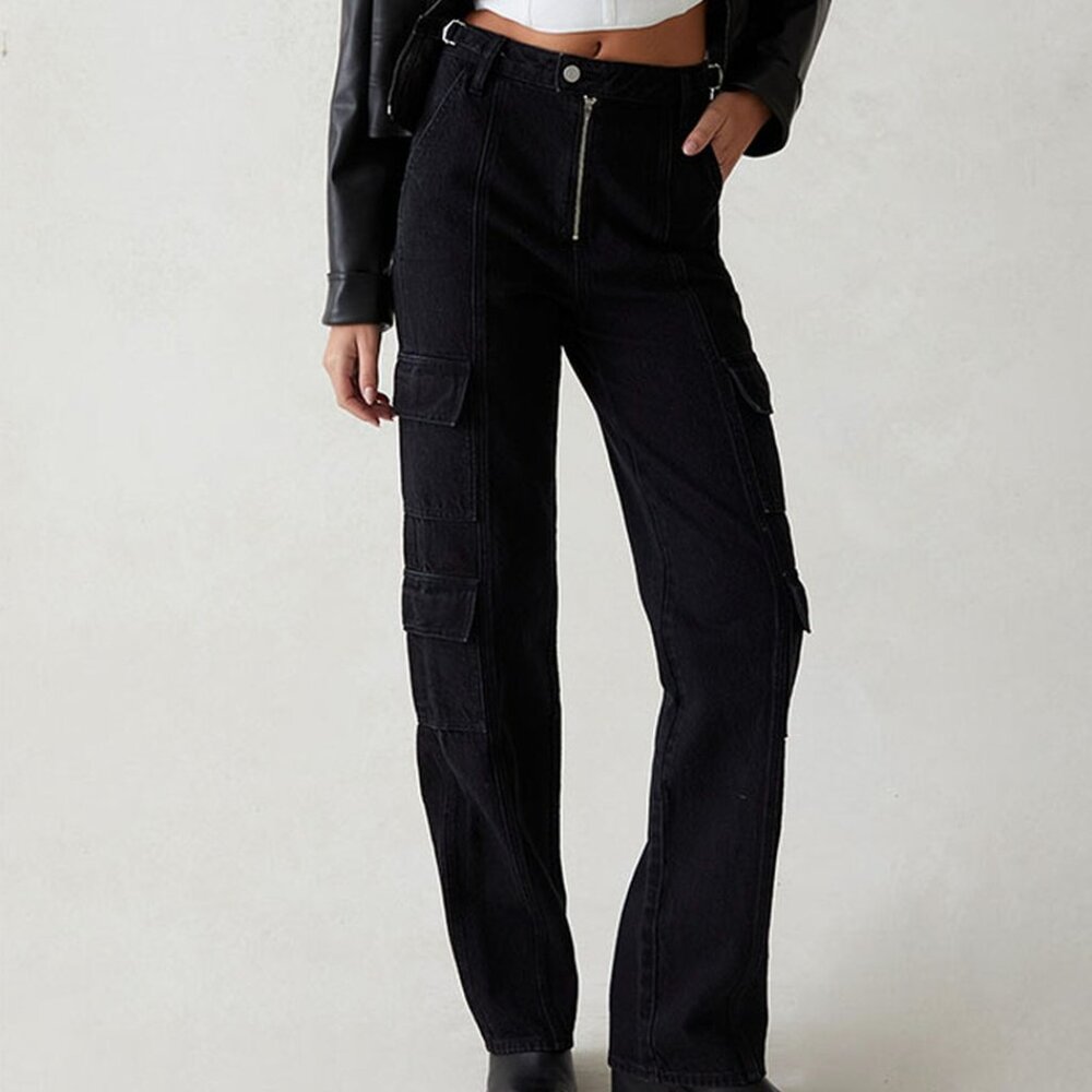 Pacsun Eco Black '90s Boyfriend Cargo Jeans